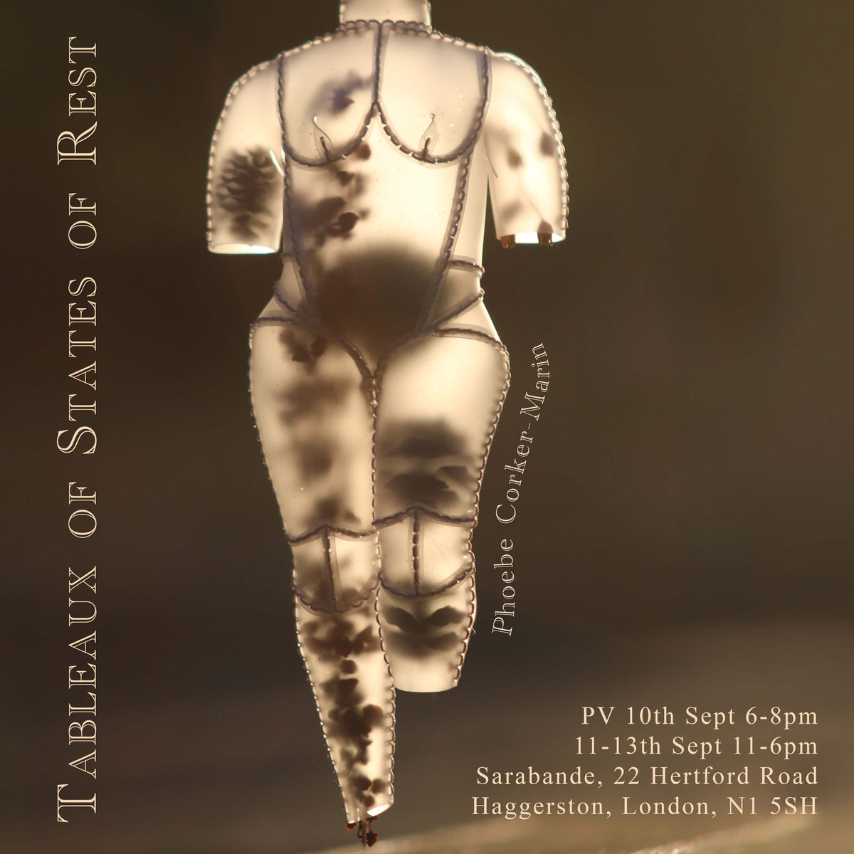 Phoebe Corker-Marin Solo Show: Tableaux of States of Rest