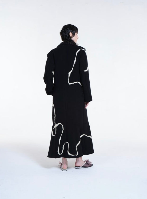 Clara Pinto, Wave Black Coat