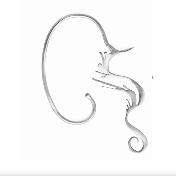 Conor Joseph, Silver Coral Earcuff