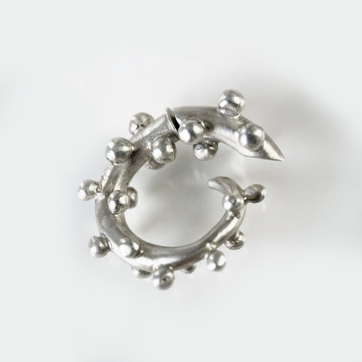 Conor Joseph, Silver Coral Earcuff