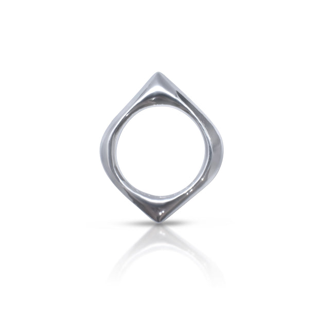 Charlotte Garnett, Cusp Ring 2 in Sterling Silver