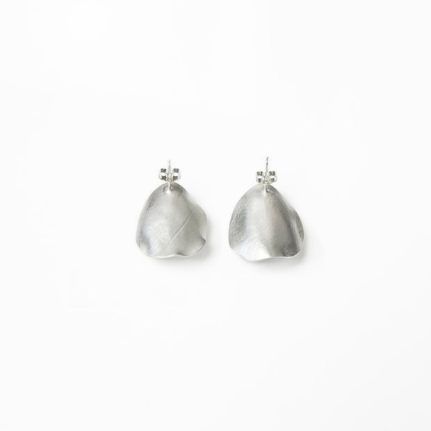 Shinta Nakajima, White Rose Single Earrings