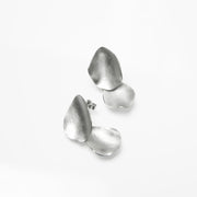 Shinta Nakajima, White Rose Double Earrings