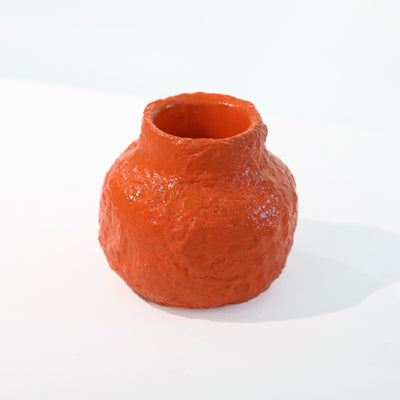 Emmely Elgersma, Orange Ceramic Pot