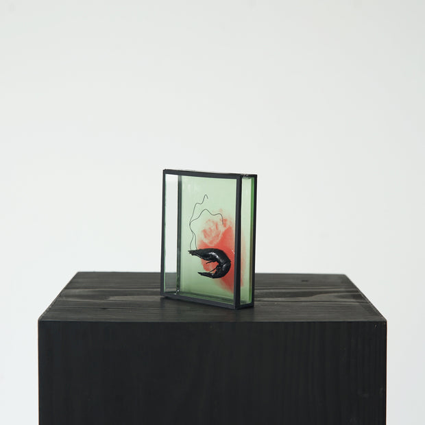 Harriet Horton, Pink and Green Micro Prawn