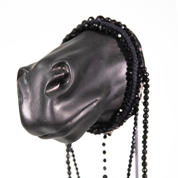Isabel Castro Jung, Horse Muzzle - Black Beaded (Covijo 99 Edition)