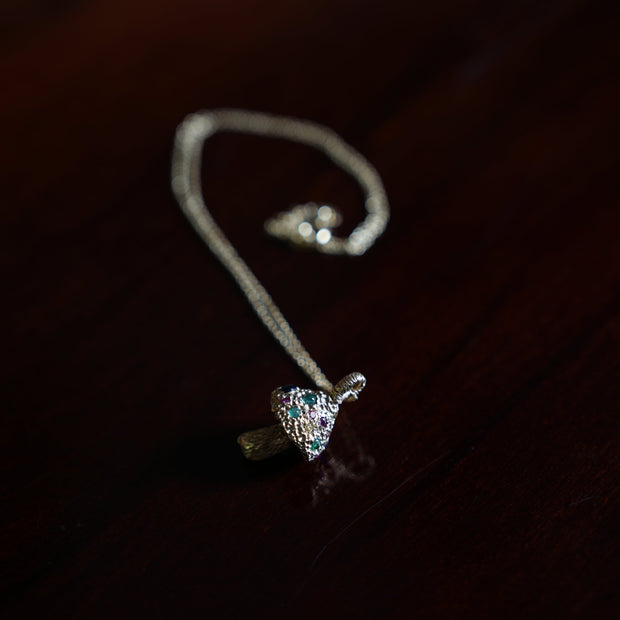 Martina Kocianova, Gold Mushroom Necklace