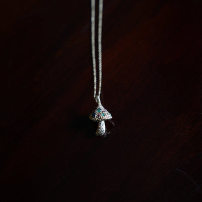Martina Kocianova, Gold Mushroom Necklace