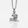 Izaak Brandt, Shoulder Freeze Pendant & Chain (Silver)