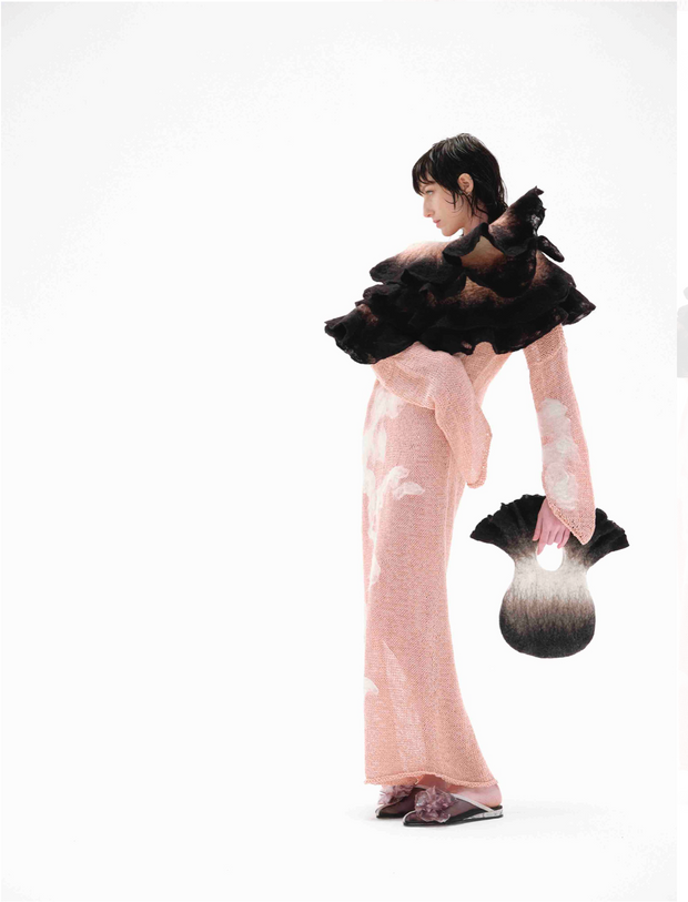 Clara Pinto, Flower Sculpture Scarf