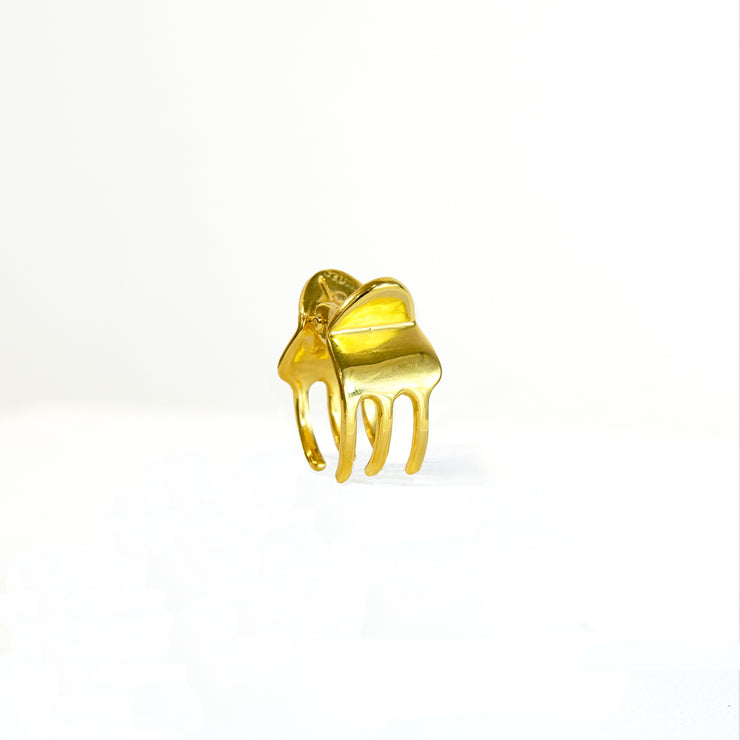 Conor Joseph, Gold Butterfly Clip Ring