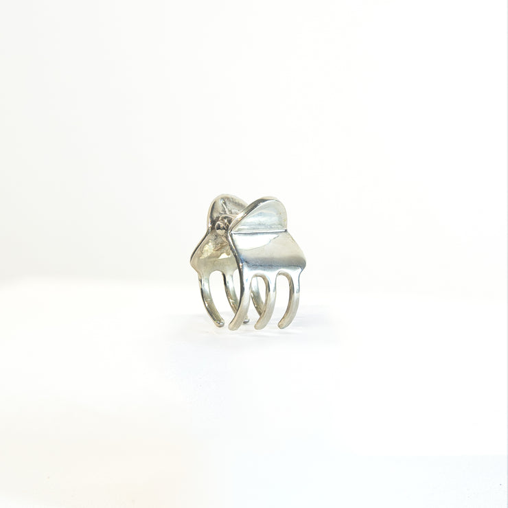 Conor Joseph, Silver Butterfly Clip Ring