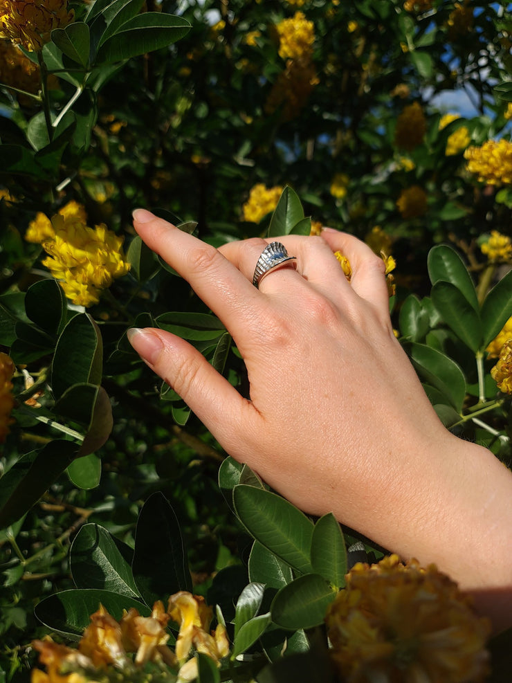 Charlotte Garnett, Silver Saddle Ring