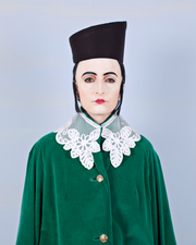 Shirin Fathi, Green Dressed (2015)